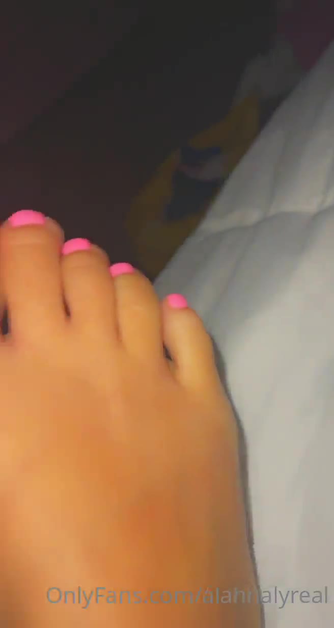 Ayak Fetis Alahna Ly Pembe Ojeli Gosteri